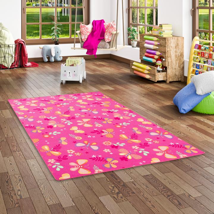 Produktbild Snapstyle Kinder Spiel Teppich Schmetterling (160 x 200 cm)