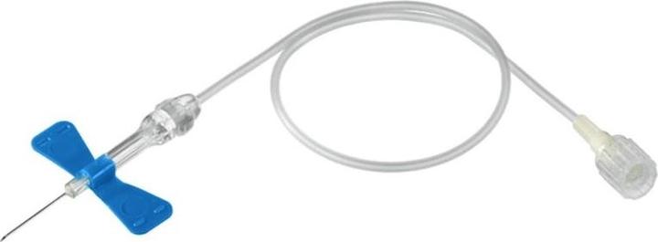 Actual product image B.Braun Venofix Safety 23G 0.65x19mm tubing 30cm blue 50 pcs.
