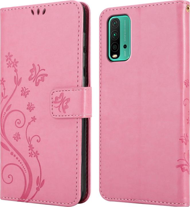 Immagine prodotto Cadorabo Copertina del libro a fiori (Xiaomi Redmi 9T, Xiaomi Poco M3)