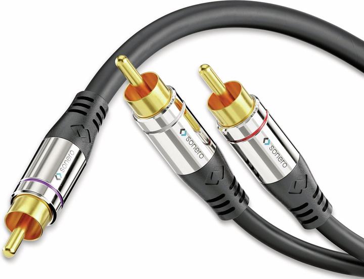 Sonero Subwoofer Stereo / Mono Y-Kabel (3 m, Cinch)