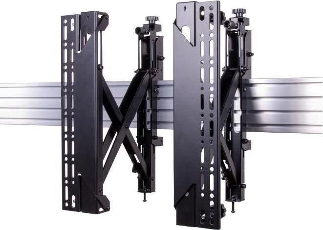 Actual product image b-tech BT8390-VESA400MAP - Interface adapter arm - Black - 50 kg - Rail - 165 (Wall, 70", 50 kg)