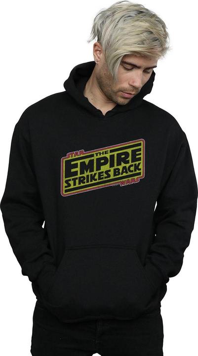Actual product image Star Wars Mens The Empire Strikes Back Logo Hoodie (XXL)