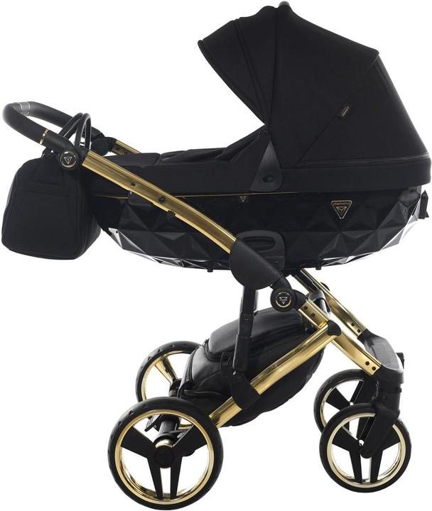 Junama Diamond S Line V2 - multifunctional, exclusive 2in1 pushchair with 3in1 option | 02 Black