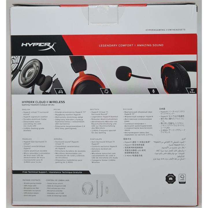 Actual product image HyperX Cloud II (Wireless)