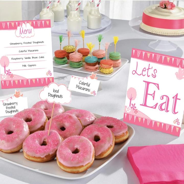 Immagine prodotto Amscan Set di decorazioni per buffet Let's Eat (6 x)