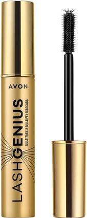 Avon Lash Genius Multitask & Multiply Mascara Blackest Black mit Smart Control Bürste und Quick-Glid (Blackest Black)