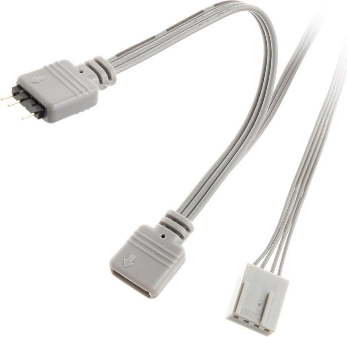 Produktbild Bitspower Notos RGB PWM Lüfter, 120mm - weiss, 5er-Pack (120 mm, 5 x)