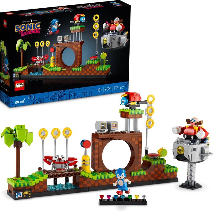 Actual product image LEGO Sonic the Hedgehog - Green Hill Zone (21331, LEGO Ideas)