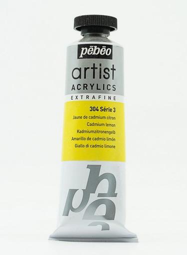 Produktbild Pebeo Artist Acrylics Extrafein Acrylfarben (Kadmiumzitronengelb, 37 ml)