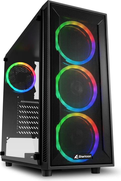 Immagine prodotto Sharkoon Tecnologia Tg4m RGB Atx Torre (mATX, ATX, Mini-ITX)