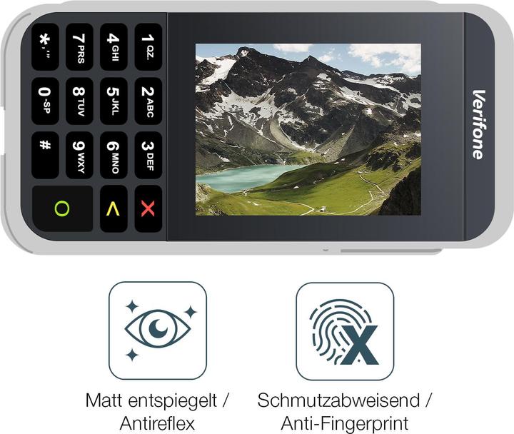 Produktbild Dipos Anti-Shock Displayschutz Matt 9H (1 Stück, Verifone e285)