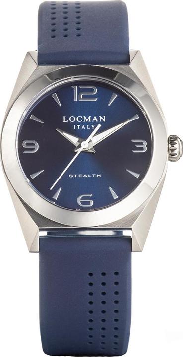 Produktbild Locman Italy Damenuhr Stealth Lady blau Ref. 0804 (Uhr mit Schmuckstein, 33 mm)