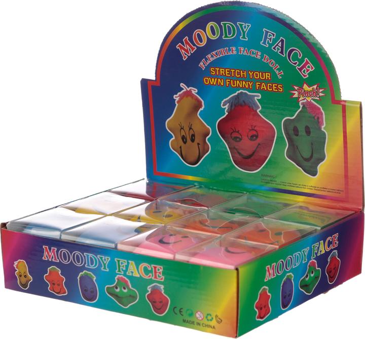 Image du produit Roost Balle anti-stress Tête déformée TY446 colorée