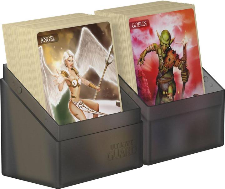 Actual product image Ultimate Guard Card Box Boulder Deck Case Standard Size 60+ Onyx