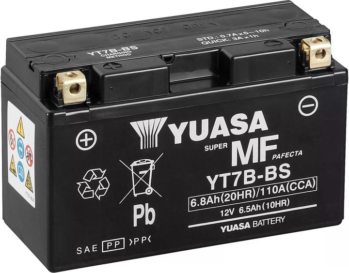 Image du produit Yuasa YT7B-BS (12 V, 6.80 Ah, 110 A)