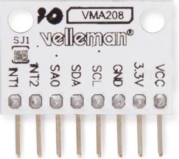 Produktbild Whadda Digitaler 3-Achsen Beschleunigungssensor - Mma8452q (Sensor)