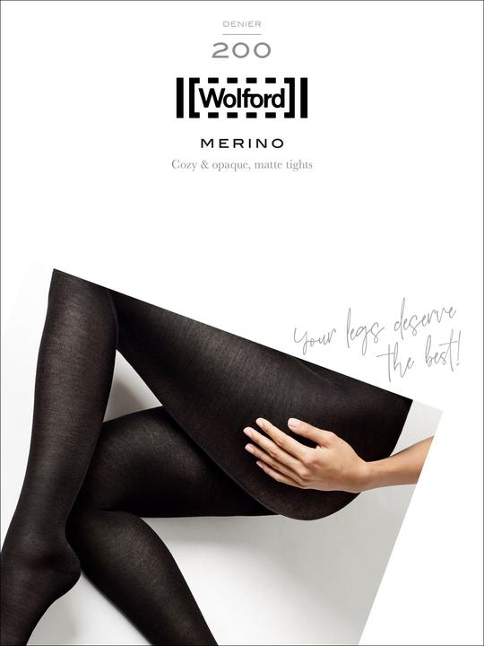 Immagine prodotto Wolford Collant "Merino Tights" nero (200 DEN, 38 - 40)