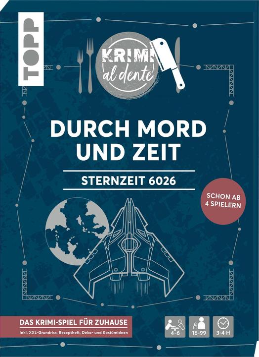 Produktbild Krimi al dente - Sternzeit 6026 - Durch Mord und Zeit (Deutsch)