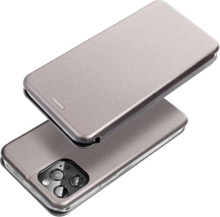 Actual product image Forcell Book case OEM ELEGANCE book case for SAMSUNG S24 PLUS grey (Samsung Galaxy S24+)