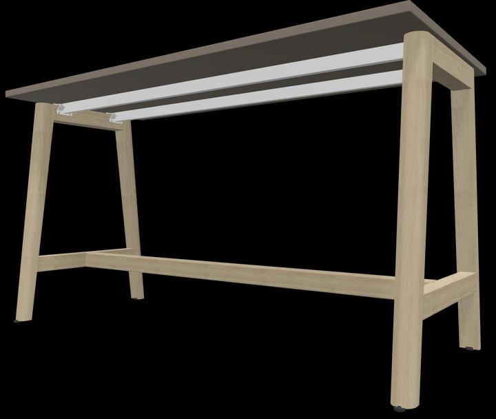 Actual product image Narbutas Nova Wood high table (160 x 70 x 90 cm)