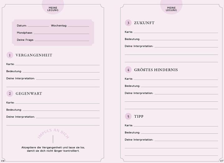 Produktbild Seelenreise – Tarot-Journal (Deutsch, Julia Aurelia, 2023)