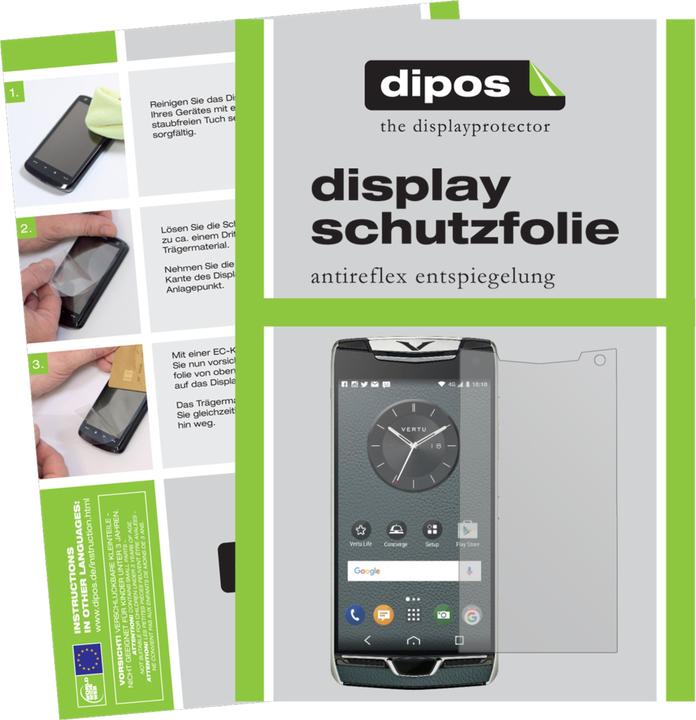 Produktbild Dipos Displayschutzfolie Antireflex (2 Stück, Vertu Constellation)