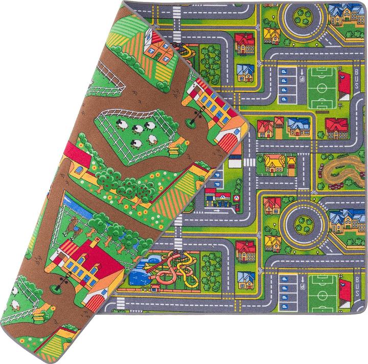 Actual product image Pergamon Strassenteppich Beidseitig Strassenlandschaften (140 x 200 cm)