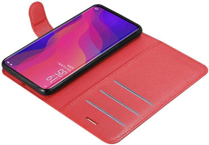 Actual product image Cadorabo Book with stand function cover (Oppo Find X)