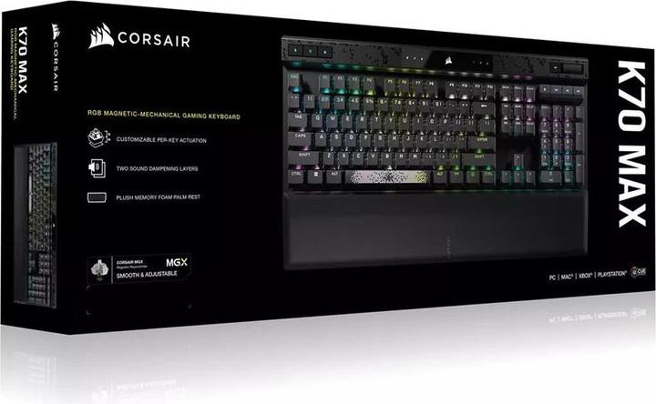 Actual product image Corsair K70 MAX RGB (DE, Cable)