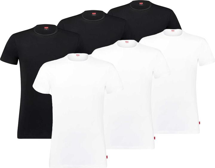 Actual product image Levis Men Solid Crew 6p Ecom (L)