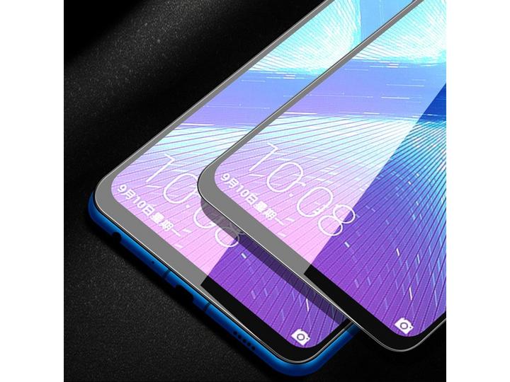Actual product image Screenguard Honor 8X Full Screen Protective Glass Film 2.5D 9H (1 Piece, Honor 8X)
