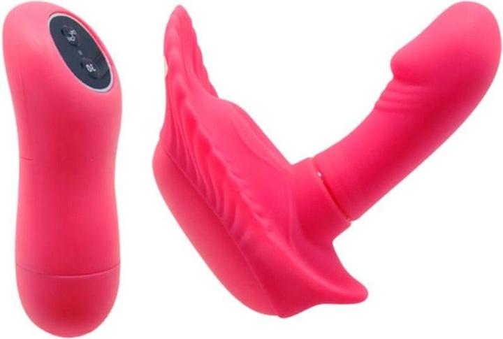 Actual product image Pretty Love Couple vibrator "Fancy Clamshell" with remote control