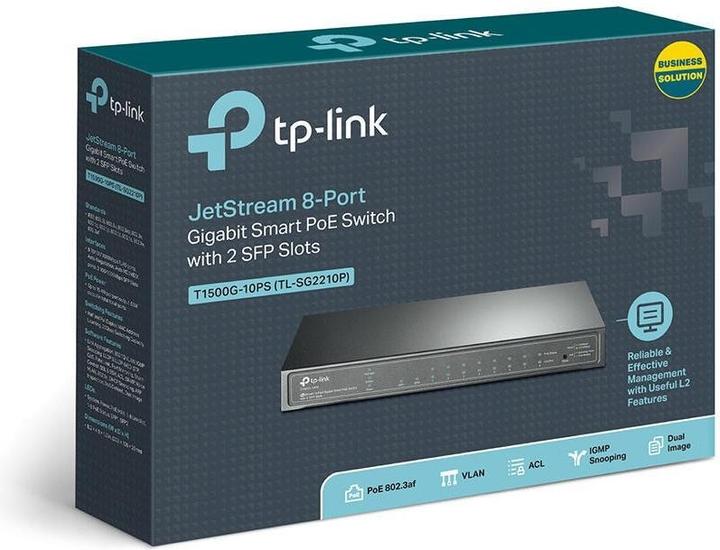 Actual product image TP-Link Tl-Sg2210p (10 Ports)