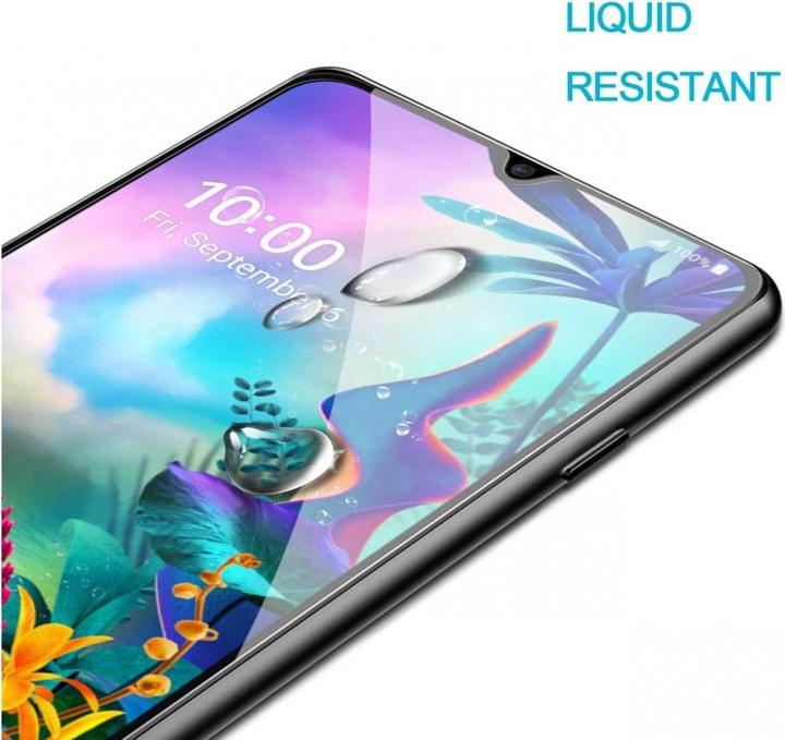 Actual product image Screenguard LG G8X ThinQ Full Screen Protective Glass Film 2.5D 9H (1 Piece, G8X ThinQ)