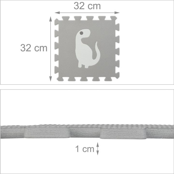 Actual product image Relaxdays 30-piece puzzle mat (32 x 32 x 1 cm)