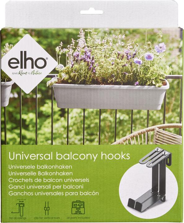 Produktbild Elho Universal Balkonkast Halter Metall