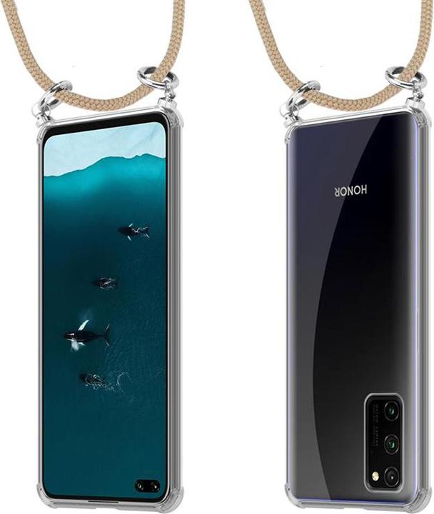 Produktbild Cadorabo TPU Handy Kette SILBER Cover