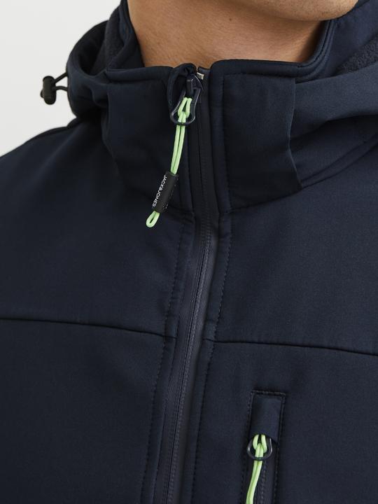 Produktbild Jack & Jones JACK&JONES PLUS JJTHEO SOFTSHELL JACKET PLS Heren Jas - Sky Captain (3XL)