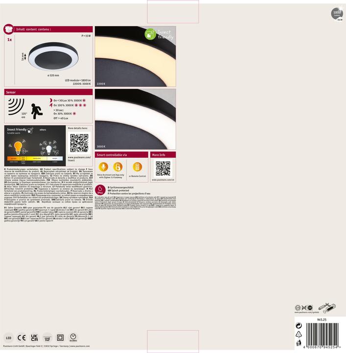 Immagine prodotto Paulmann Circula (1800 lm, IP44)