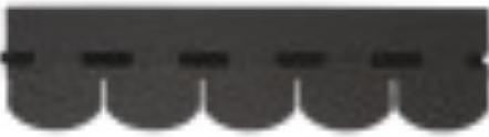 Actual product image Colibri Bitumen shingles Classic Black 14 pieces approx. 2sqm