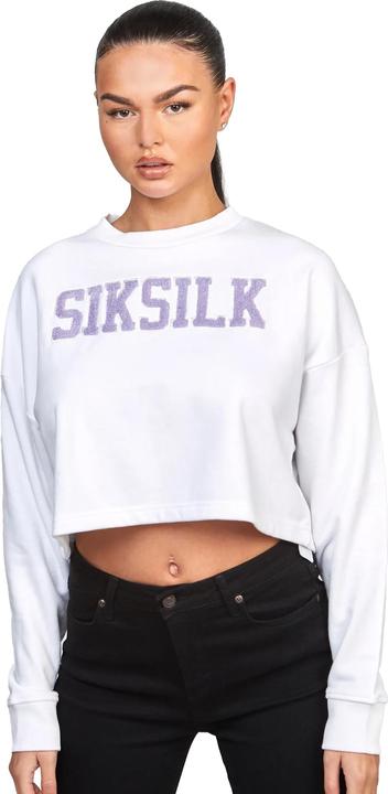Siksilk Varsity Kurzes Sweatshirt