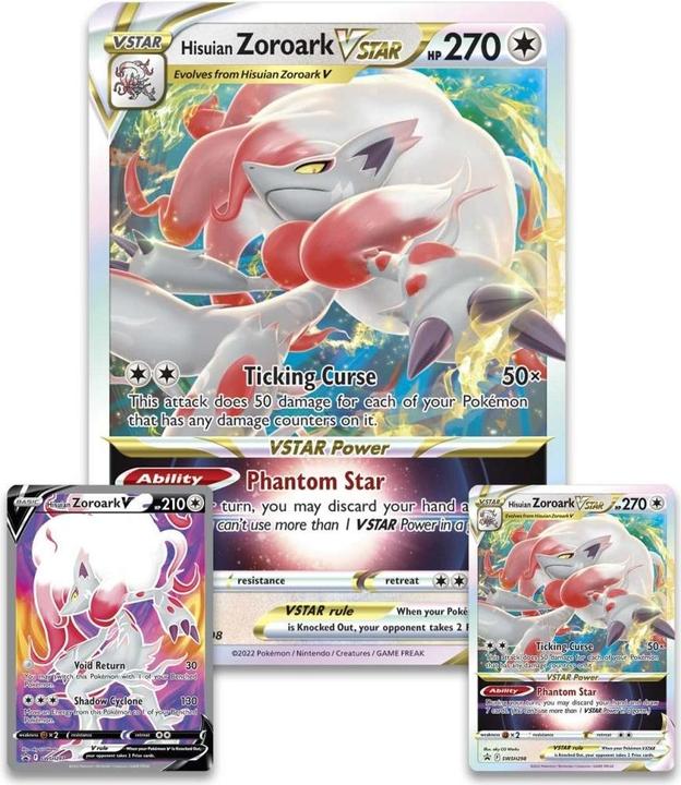 Actual product image Pokémon Hisuian Zoroark Vstar (English, Box Set & Collection)