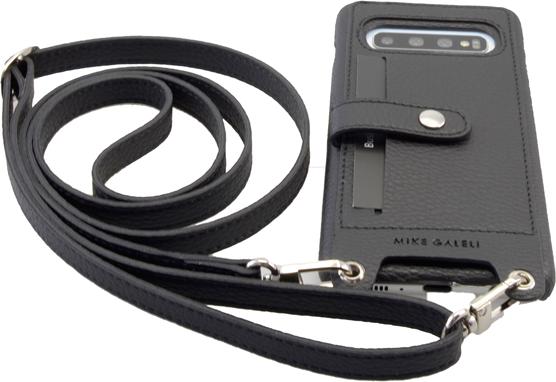 Image du produit Mike Galeli Coque arrière Lenny avec sangle noire (Samsung Galaxy S10+)