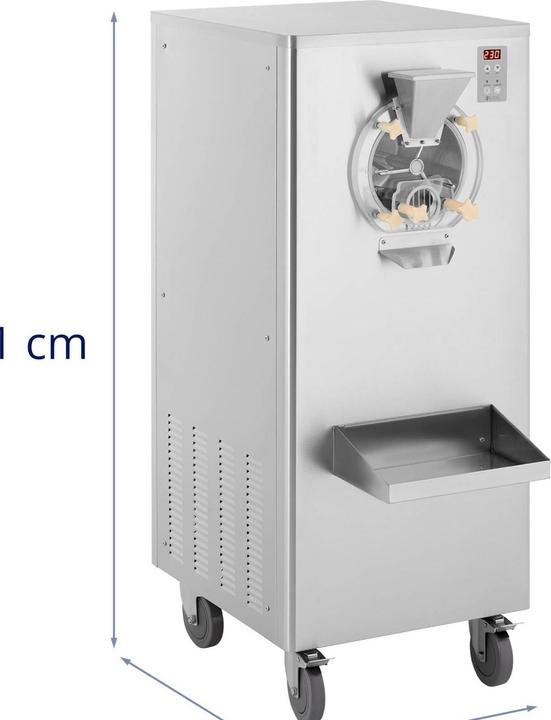 Produktbild Royal Catering Eismaschine Gelato Sorbet rollbar 1500 W 15 - 22,5 l/h 1 Geschmacksrichtung (EU-Stecker)