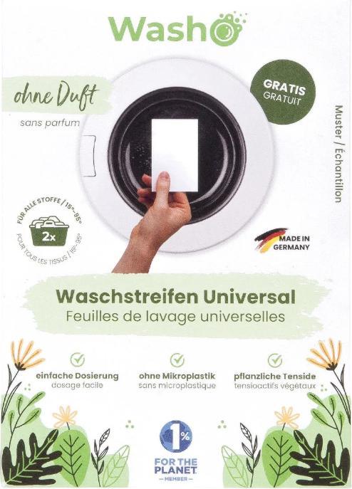 Produktbild Washo Waschstreifen Made in Germany (60 Waschgänge, Tücher)
