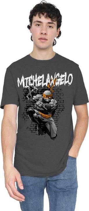 Immagine prodotto Teenage Mutant NT Maglietta Michelangelo Adulto Unisex (L)