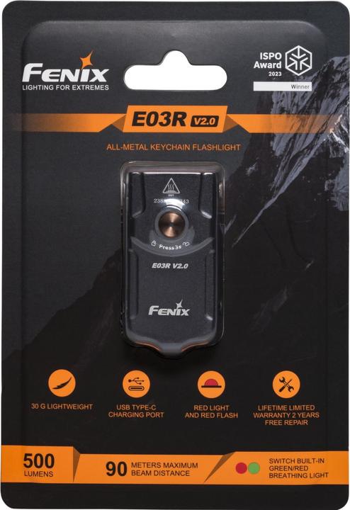 Immagine prodotto Fenix E03R V2.0 (5.25 cm, 500 lm)