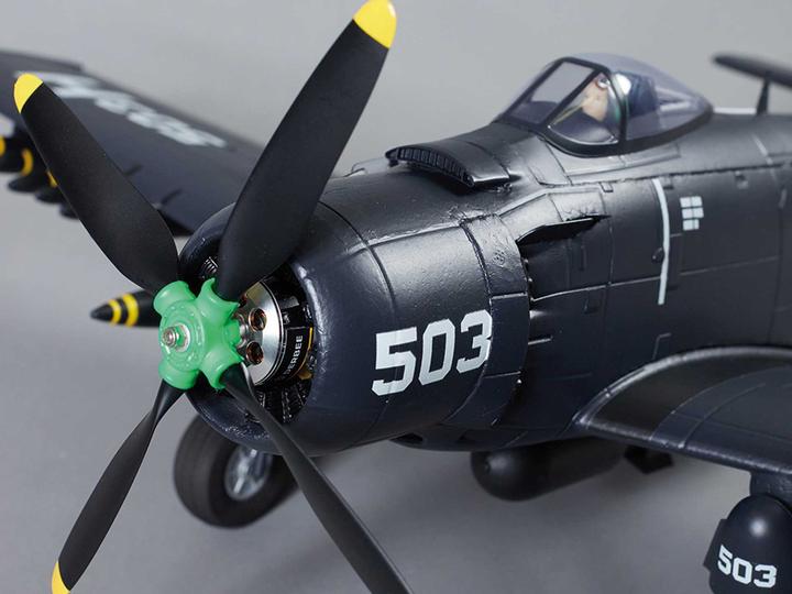 Actual product image Derbee A1 Skyraider Warbird PNP blue - 80cm (Warbird)