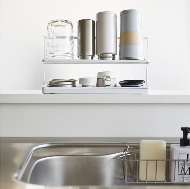 Actual product image Yamazaki Drying rack Drinking bottles