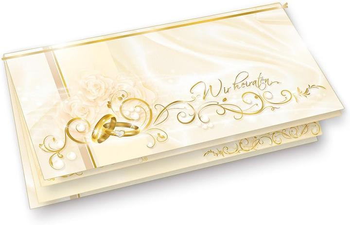 Image du produit Tatmotive Einladungskarten-Set Hochzeit (40 Stück) inkl. Umschläge (40 pcs)